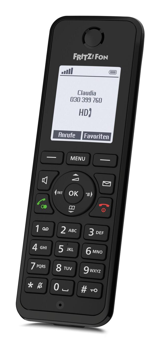 Fon M3 DECT-Telefon Anrufer-Identifikation Schwarz