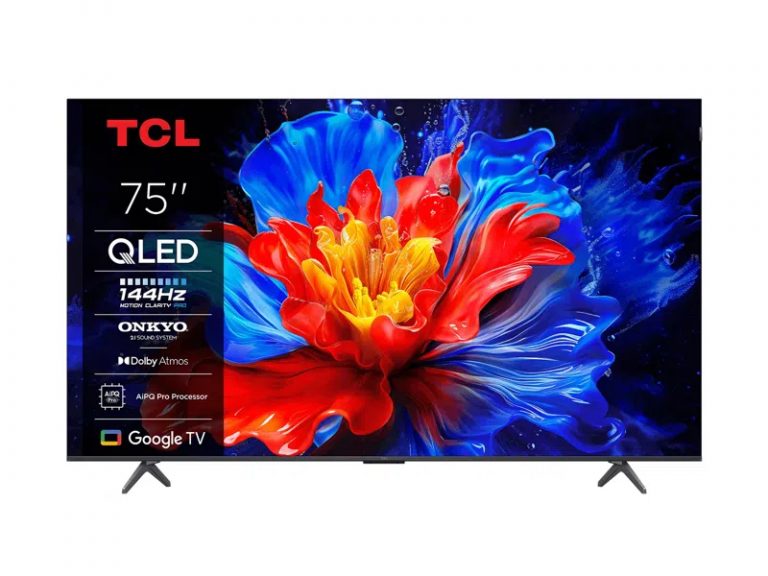 TCL 75P81K Fernseher 190,5 cm (75") 4K Ultra HD Smart-TV WLAN Metallisch 350 cd/m²