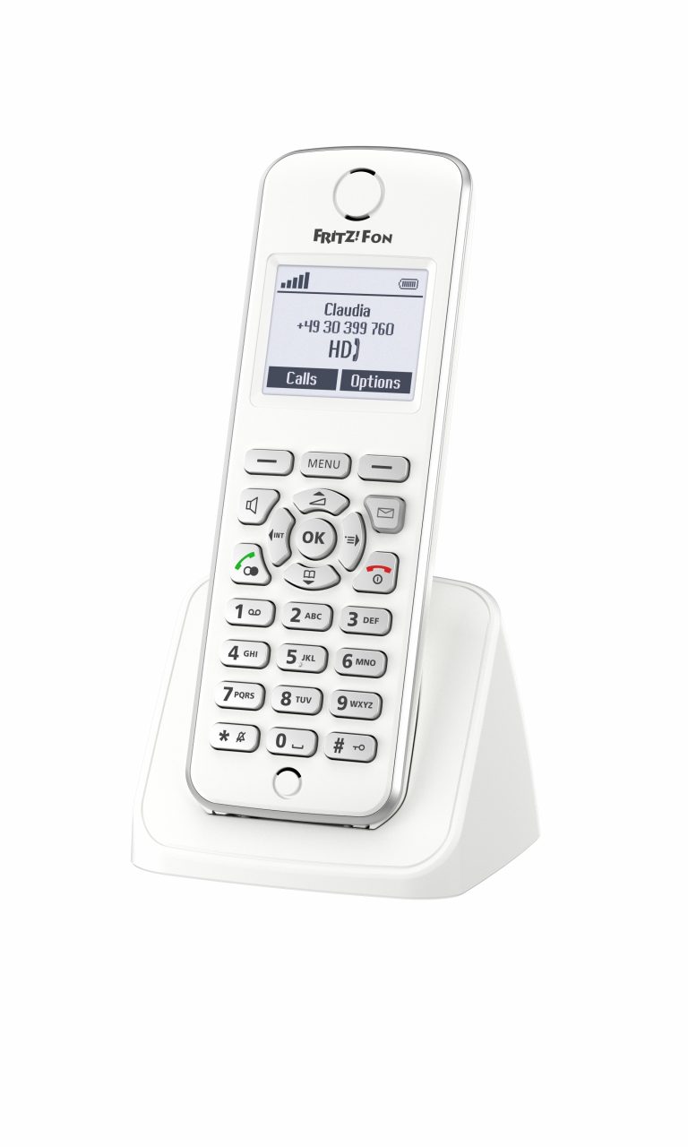 Fon FRITZ! M2 International DECT-Telefon Anrufer-Identifikation Weiß