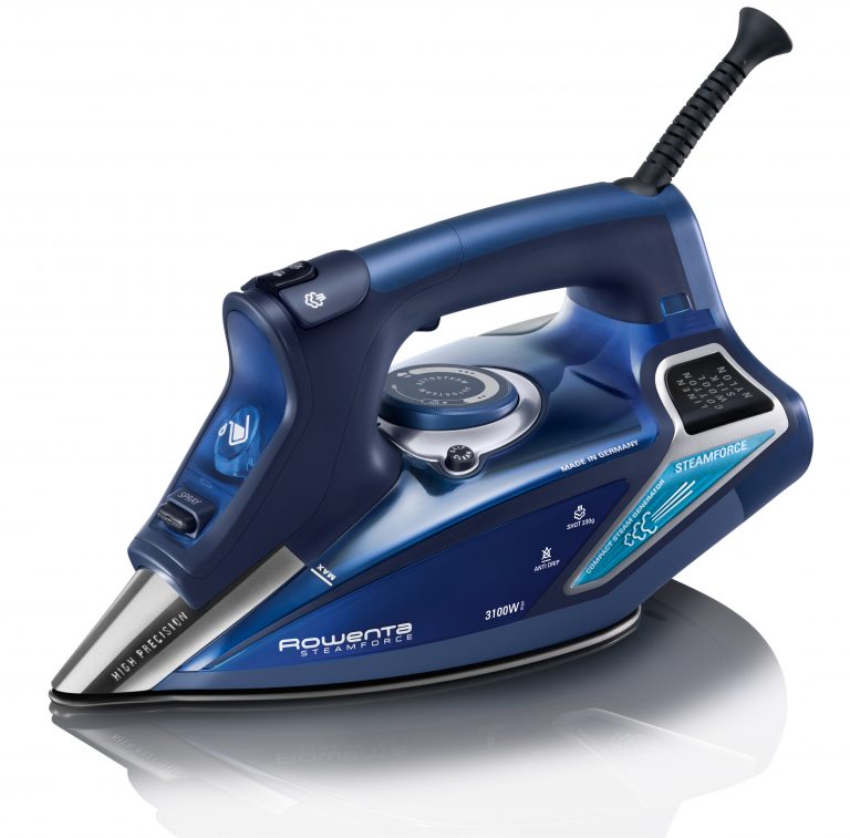 Rowenta DW9240 Bügeleisen Dampfbügeleisen Edelstahl-Bügelsohle 3100 W Blau