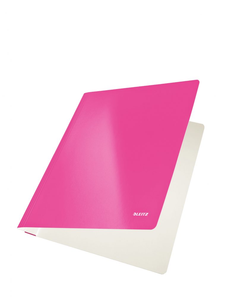 Leitz 30010023 Sammelmappe Karton Metallisch, Pink A4