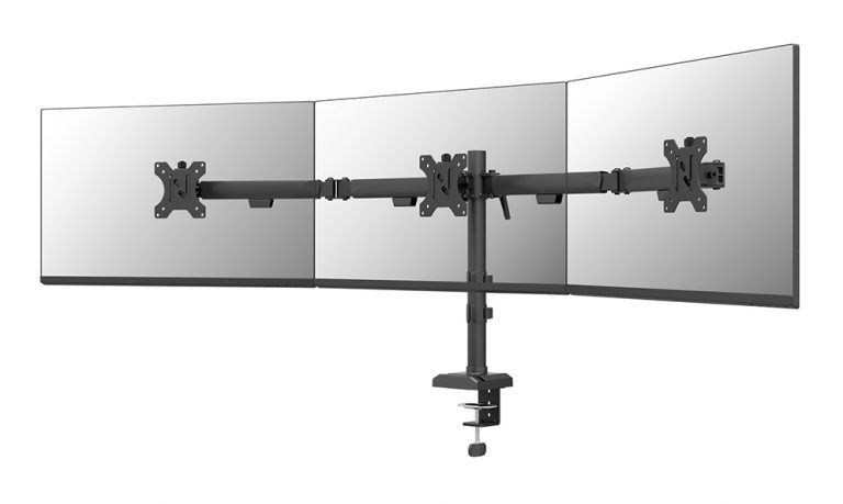Neomounts DS60-600BL3 Monitorarm 10-27" - Quick Fix - 180°-Stopp