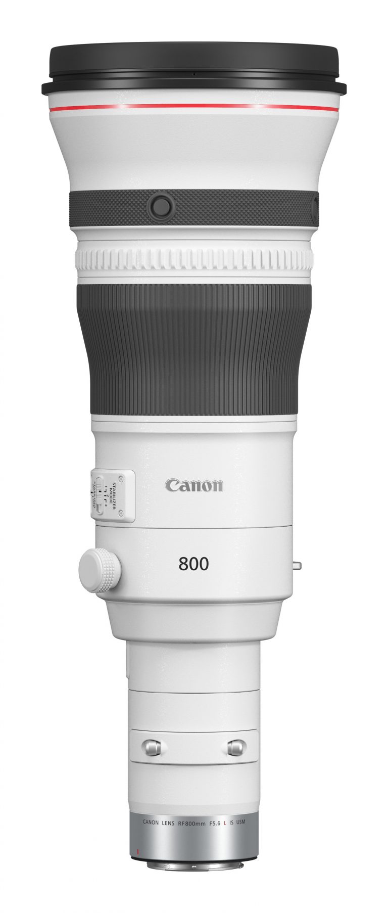 Canon RF 800mm F5.6 L IS USM MILC Super-Teleobjektiv Schwarz, Weiß