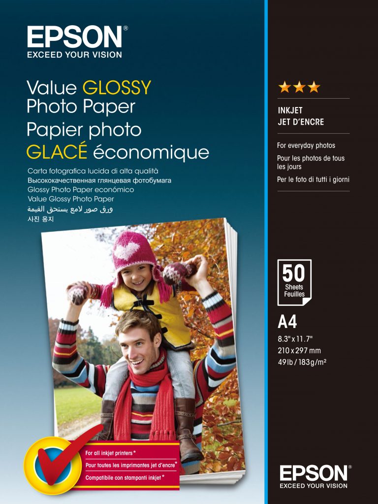 Epson Value Glossy Photo Paper - A4 - 20 Blätter