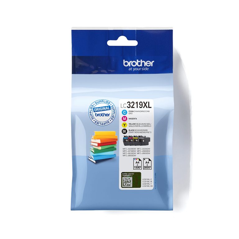 Brother LC3219XLVAL Druckerpatrone 4 Stück(e) Original Schwarz, Cyan, Magenta, Gelb