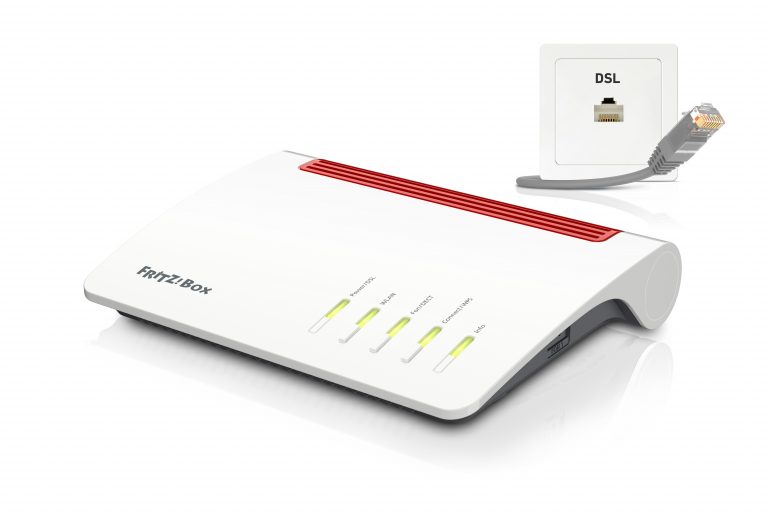 Box FRITZ! 7590 WLAN-Router Gigabit Ethernet Dual-Band (2,4 GHz/5 GHz) Weiß