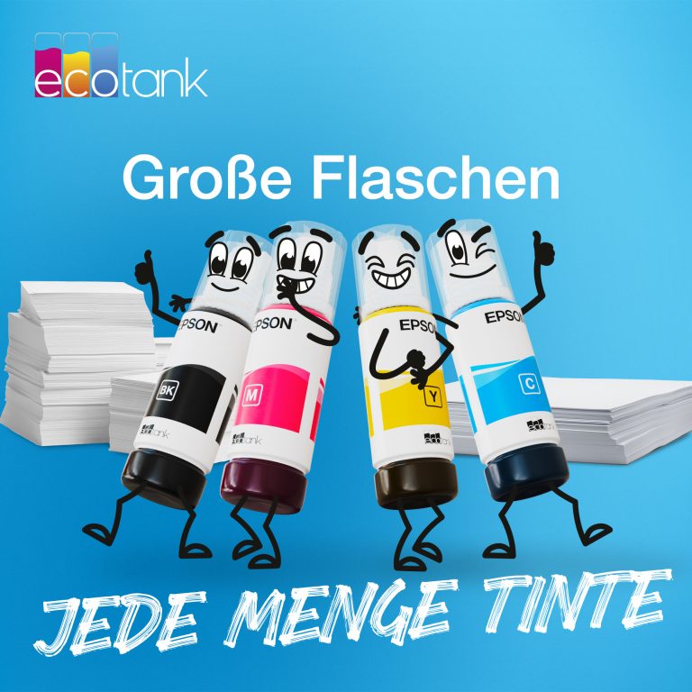 Epson 104 EcoTank Cyan ink bottle