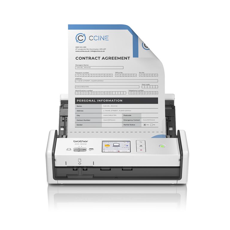 Brother ADS-1800W Scanner ADF-Scanner 600 x 600 DPI A4 Weiß