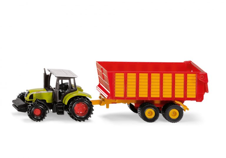 Siku Claas mit Silagewagen