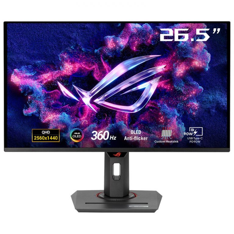 ASUS ROG Strix OLED XG27ACDNG Computerbildschirm 67,3 cm (26.5") 2560 x 1440 Pixel Quad HD QD-OLED Schwarz
