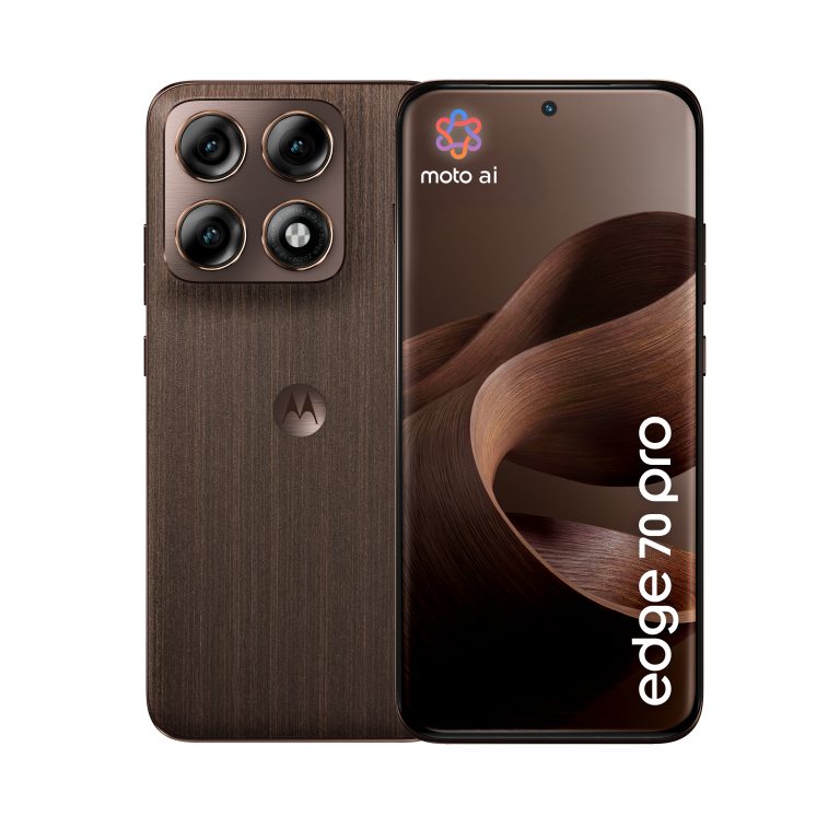 Motorola edge 70 pro 17,2 cm (6.78") Dual-SIM Android 16.0 5G USB Typ-C 8 GB 256 GB 6500 mAh Holz