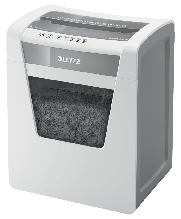 Leitz 80030000 Aktenvernichter Kreuzschreddern 55 dB 22,3 cm Weiß