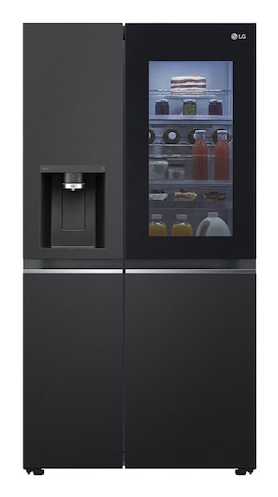 LG GSGE91EVAC Side-by-Side Kühlkombination Freistehend 628 l Schwarz