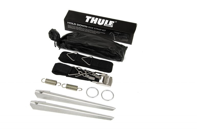 Thule Hold Down Side Strap Kit Seitlicher Gurtsatz unten Schwarz 2 Stück(e)
