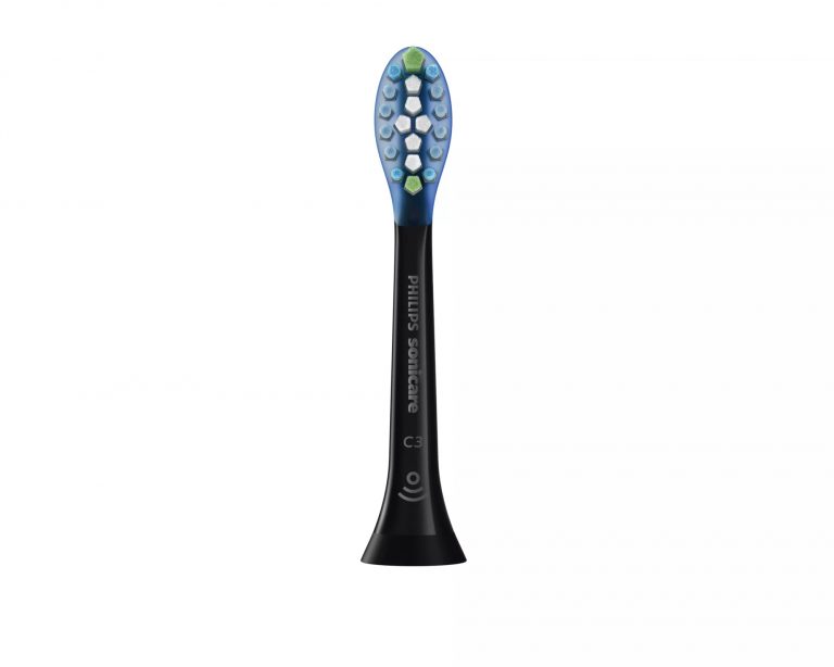 Philips C3 Premium Plaque Defence HX9044/33 4x Schwarze Bürstenköpfe für Schallzahnbürste