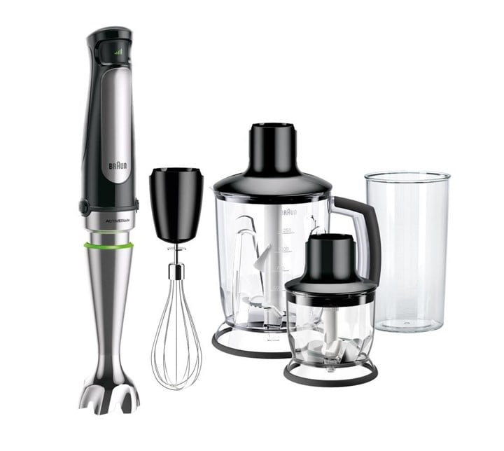 Braun MultiQuick 7 MQ 7045X 1,25 l Pürierstab 1000 W Schwarz, Edelstahl