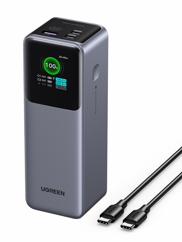 Ugreen 25000mAh 200W Fast Charging Powerbank Grau