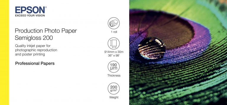 Epson Production Photo Paper Semigloss 200 36" x 30m