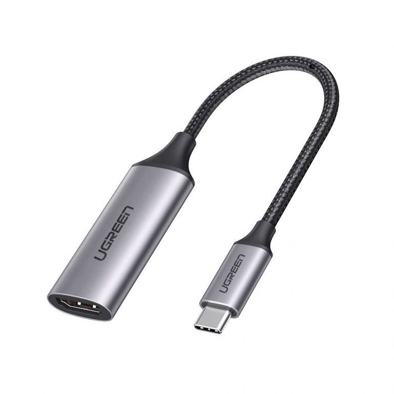 Ugreen 70444 Videokabel-Adapter HDMI Typ A (Standard) USB Typ-C Aluminium, Schwarz