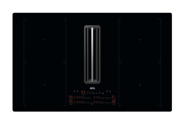 AEG CCE84751CB Schwarz Integriert 83 cm Zonen-Induktionskochfeld 4 Zone(n) Integrierte Haube