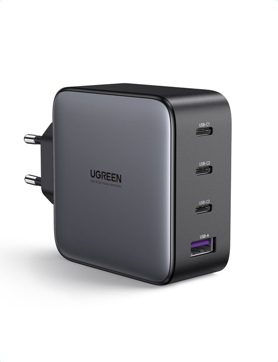Ugreen 40747 Ladegerät für Mobilgeräte Universal Schwarz AC Schnellladung Drinnen