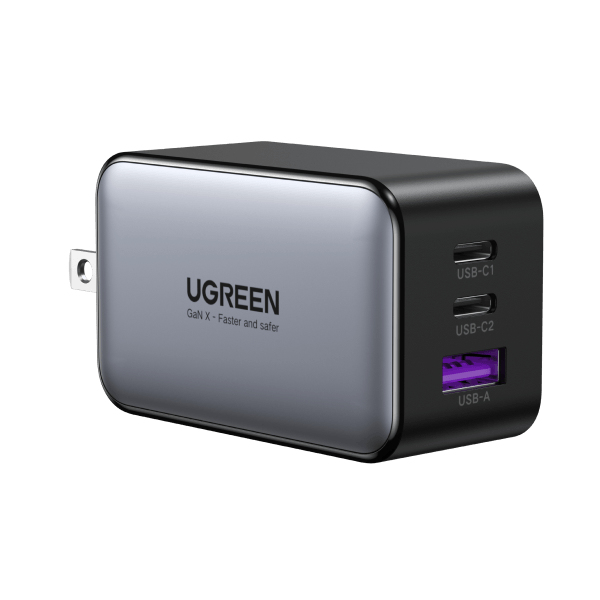 Ugreen 10335 Ladegerät für Mobilgeräte Universal Grau AC Schnellladung Drinnen