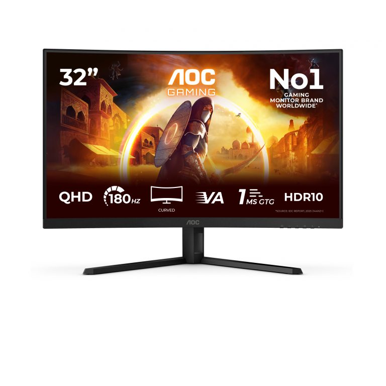 AOC G4 CQ32G4VE Computerbildschirm 80 cm (31.5") 2560 x 1440 Pixel Quad HD LCD Schwarz, Grau