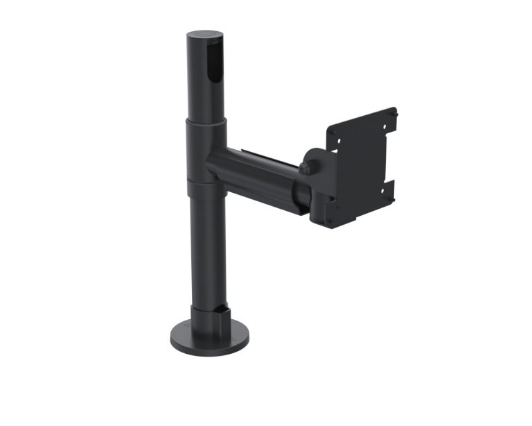 Ergonomic Solutions SpacePole POS SPV1104-FX-02 POS-System-Zubehör Schwarz Metall 12 kg 75 x 75 mm 100 x 100 mm