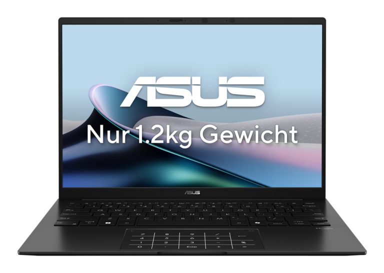 ASUS Zenbook 14 OLED UM3406GA Copilot+ PC AMD Ryzen AI 7 445 Laptop 35,6 cm (14") WUXGA 16 GB LPDDR5x-SDRAM 1 TB SSD Wi-Fi 6E (802.11ax) Windows 11 Home Schwarz QWERTZ Deutsch