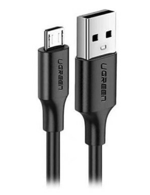 Ugreen 60138 USB Kabel USB 2.0 2 m USB A Micro-USB A 0,48 Gbit/s Schwarz