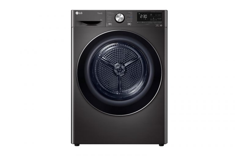 LG RT80V9B Wäschetrockner Freistehend Frontlader 8 kg Schwarz