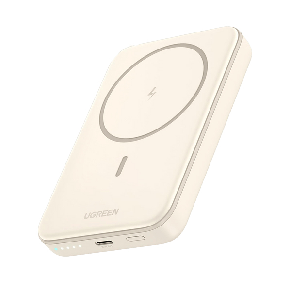 Ugreen 25208 Powerbank 10000 mAh Kabelloses Aufladen Beige