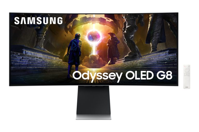 Samsung G85SD Computerbildschirm 86,4 cm (34") 3440 x 1440 Pixel UltraWide Quad HD OLED Silber