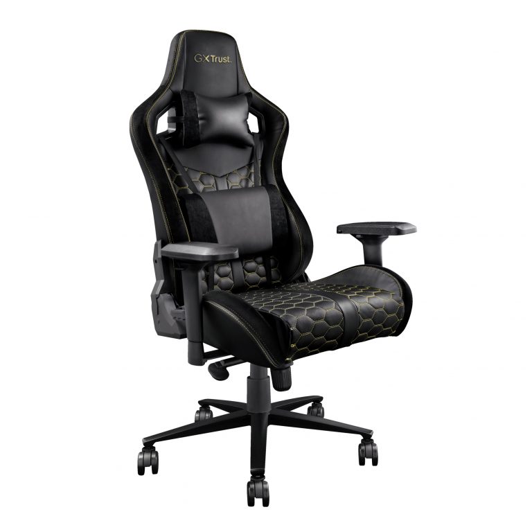 Trust GXT 712 Resto Pro Universal-Gamingstuhl Schwarz, Gelb