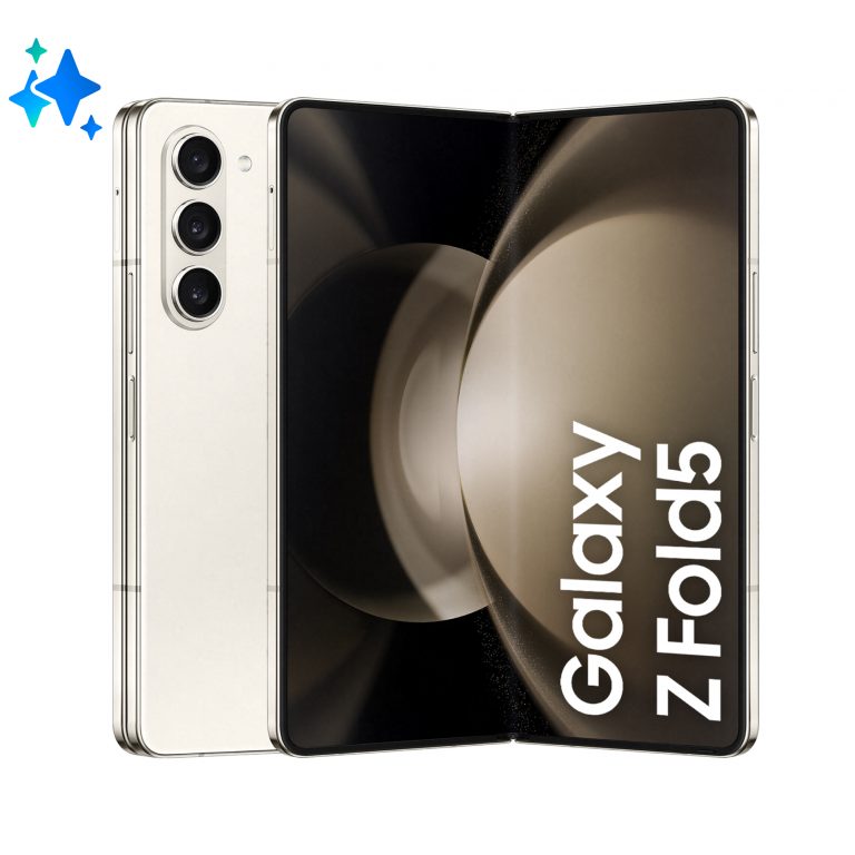 Samsung Galaxy Z Fold5 SM-F946B 19,3 cm (7.6") Dual-SIM Android 13 5G USB Typ-C 12 GB 256 GB 4400 mAh Cremefarben