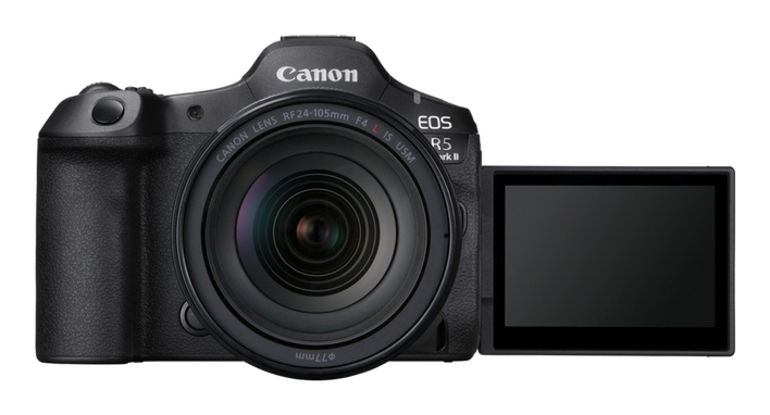 Canon EOS R5 Mark II Body + RF 24-105mm F/4.0 L IS USM Kit MILC 45 MP CMOS 8192 x 5464 Pixel Schwarz
